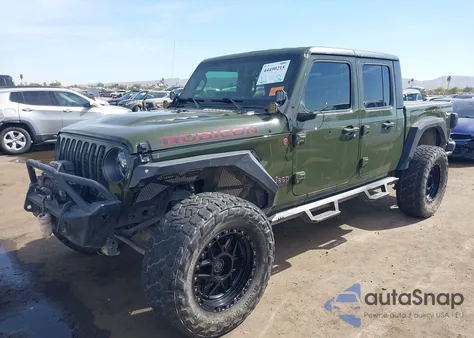 2021 Jeep Gladiator Rubicon 4X4 z USA, uszkodzony, nr VIN 1C6JJTBG7ML551325